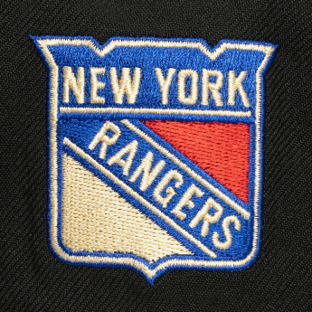 New York Rangers šilterica ravnog oboda Cream Script Snapback black