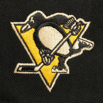 Pittsburgh Penguins šilterica ravnog oboda Cream Script Snapback black