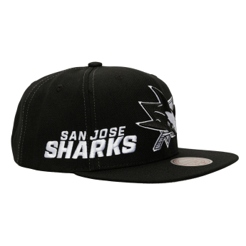 San Jose Sharks šilterica ravnog oboda Trifecta Snapback black