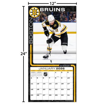 Boston Bruins kalendar 2026 Wall
