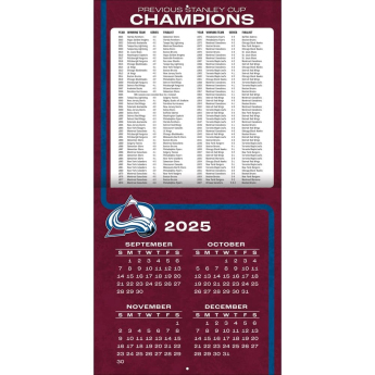 Colorado Avalanche kalendar 2026 Wall