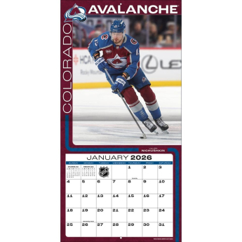 Colorado Avalanche kalendar 2026 Wall