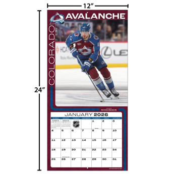 Colorado Avalanche kalendar 2026 Wall