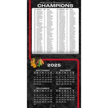 Chicago Blackhawks kalendar 2026 Wall
