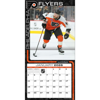 Philadelphia Flyers kalendar 2026 Wall