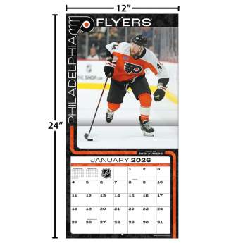 Philadelphia Flyers kalendar 2026 Wall