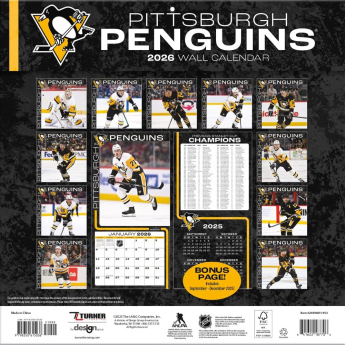 Pittsburgh Penguins kalendar 2026 Wall