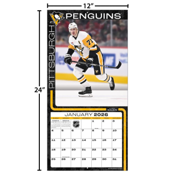 Pittsburgh Penguins kalendar 2026 Wall