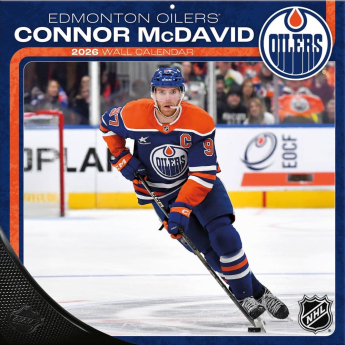 Edmonton Oilers kalendar Connor McDavid #97 2026 Wall