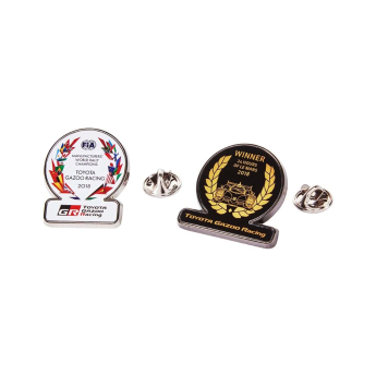 Toyota Gazoo Racing značka winning pin badge set