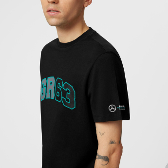 Mercedes AMG Petronas muška majica George Russell Logo black F1 Team 2023