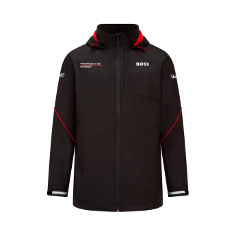 Porsche Motorsport muška jakna s kapuljačom Rainjacket Black 2023