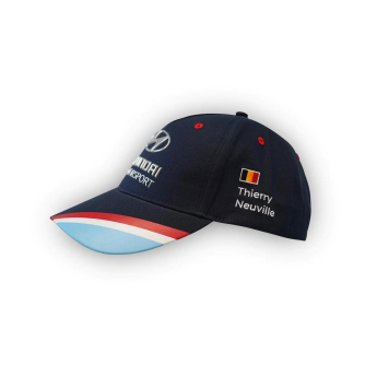 Hyundai Motorsport čepice baseballová kšiltovka Neuville logo navy 2023
