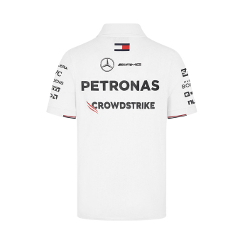 Mercedes AMG Petronas muška polo majica Driver White F1 Team 2024
