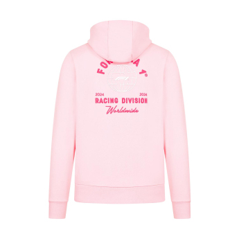 Formule 1 muška majica s kapuljačom RDW Hoody Primrose Pink F1 2024