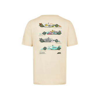 Formule 1 muška majica Car Graphic grey 2024