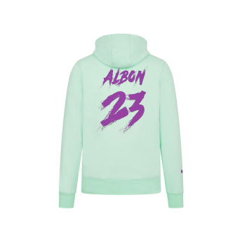 Williams Martini Racing muška majica s kapuljačom Hoody Alexander Albon green F1 Team 2024