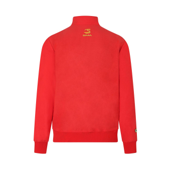 Ayrton Senna muška jakna Bomber Legacy Patchwork red 2024