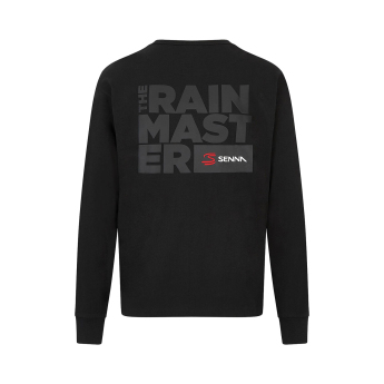 Ayrton Senna muška majica dugih rukava Rain Master black 2024