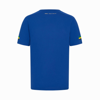 Ayrton Senna muška majica Stripe blue 2024