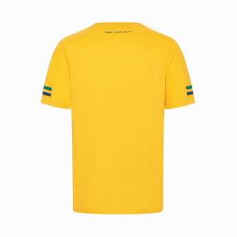 Ayrton Senna muška majica Stripe yellow 2024