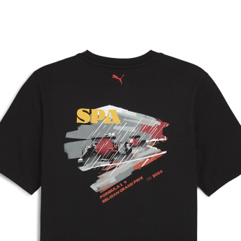 Formule 1 muška majica Belgium GP black 2024