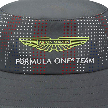 Aston Martin šešir Silverstone GP grey F1 Team 2024