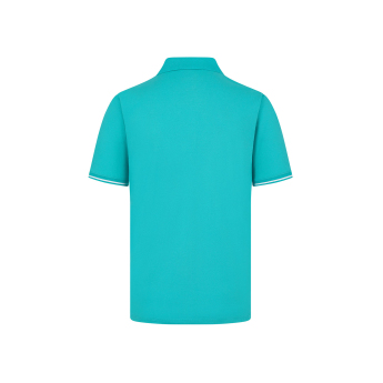Mercedes AMG Petronas muška polo majica Small logo Teal F1 Team 2024