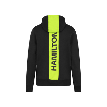 Mercedes AMG Petronas muška majica s kapuljačom Hoody Lewis Hamilton Black F1 Team 2024