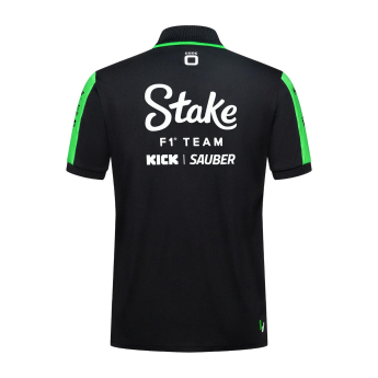 Stake Kick Sauber muška polo majica Drivers black F1 Team 2024