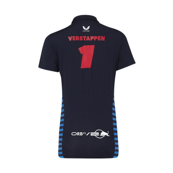 Red Bull Racing ženska polo majica Driver Max Verstappen blue F1 Team 2024