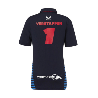 Red Bull Racing dječje polo majice Driver Max Verstappen blue F1 Team 2024