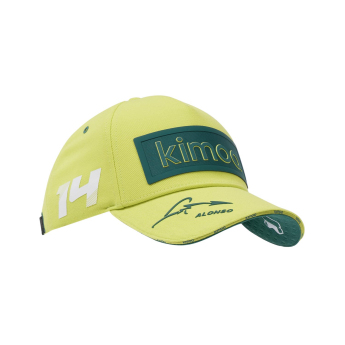 Aston Martin kapa za bejzbol Patch Alonso Kimoa yellow F1 Team 2025