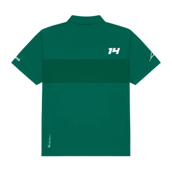 Aston Martin muška polo majica Minimal Alonso Kimoa green F1 Team 2025