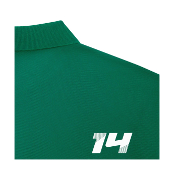 Aston Martin muška polo majica Minimal Alonso Kimoa green F1 Team 2025
