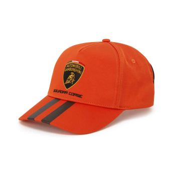 Lamborghini čepice baseballová kšiltovka Squadra Corse orange 2025