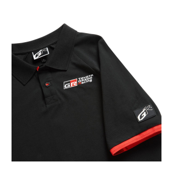 Toyota Gazoo Racing muška polo majica GR Logo black 2024