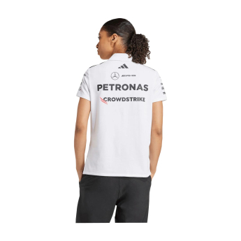 Mercedes AMG Petronas ženska polo majica official Teamline Replica white F1 Team 2025