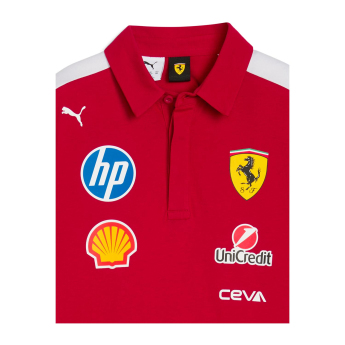 Ferrari muška polo majica official Teamline Replica F1 Team 2025