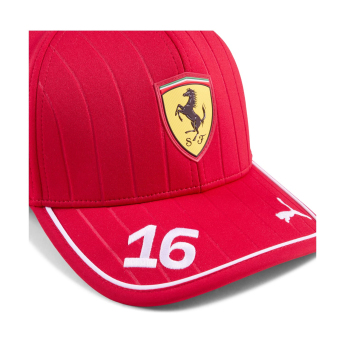 Ferrari dječja baseball kapa sa šiltom Leclerc official Teamline Replica F1 Team 2025