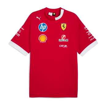 Ferrari muška majica official Teamline Replica red F1 Team 2025