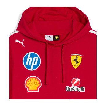 Ferrari dječja majica s kapuljačom official Teamline Replica F1 Team 2025