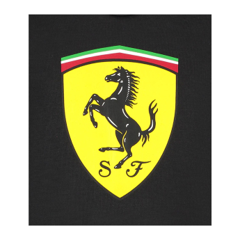 Ferrari dječja majica s kapuljačom Shield black F1 Team 2025