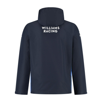 Williams Martini Racing muška jakna s kapuljačom Rain official Teamline Replica blue F1 Team 2025