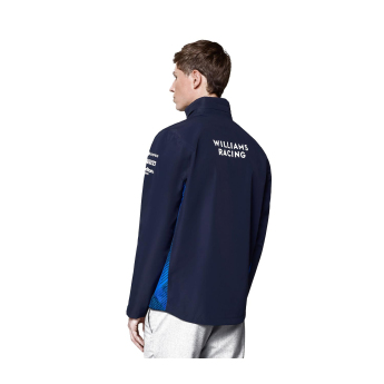 Williams Martini Racing muška jakna s kapuljačom Rain official Teamline Replica blue F1 Team 2025