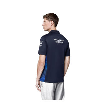 Williams Martini Racing muška polo majica official Teamline Replica black F1 Team 2025