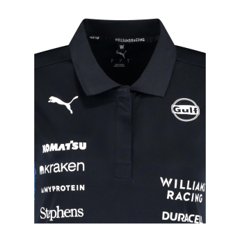 Williams Martini Racing ženska polo majica official Teamline Replica black F1 Team 2025