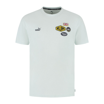 Williams Martini Racing pánské tričko Patches white F1 Team 2025