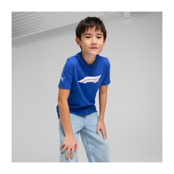 Formule 1 dječja majica Logo blue F1 Team 2025