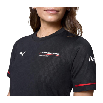 Porsche Motorsport ženska majica official Teamline Replica black 2025